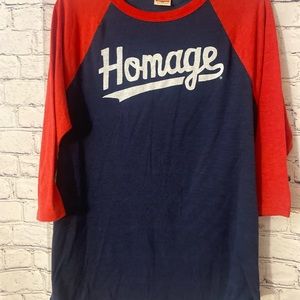 Homage shirt 3/4 length‎ sleeve medium